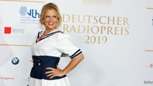 Barbara Schöneberger auf der Verleihung des 10. Deutschen Radiopreises: Die Moderatorin ist künftig auf Antenne 1 zu hören. Foto: dpa/Georg Wendt