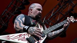 Slayer-Gitarrist Kerry King bei der Arbeit. Foto: SCANPIX DENMARK