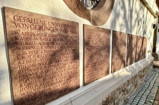 In jedem Ort finden sich Gedenksteine und -tafeln für die Weltkriegstoten und Opfer des Nationalsozialismus. Foto:  
