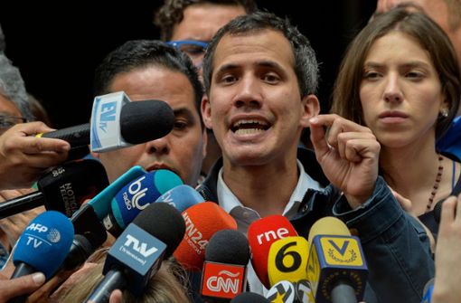 Venezuelas selbsternannter Interimspräsident Juan Guaidó. Foto: AFP