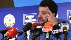 Lega-Chef Matteo Salvini muss sich einer erneuten Anklage stellen. Foto: dpa/Stefano Cavicchi