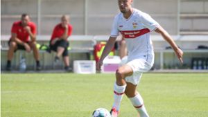 Philipp Förster zeigt viel Engagement und erzielt zwei Tore für den VfB II. Foto:  
