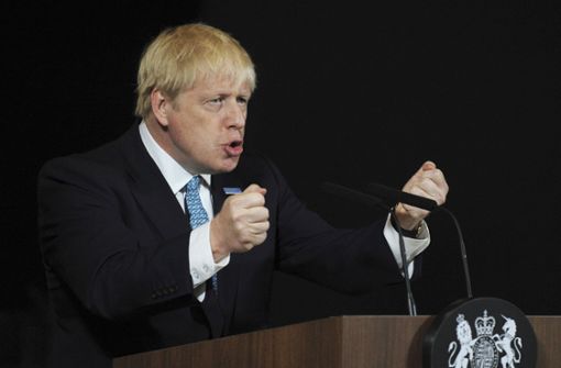 Boris Johnson steuert einen chaotischen EU-Austritt an. Foto: AP