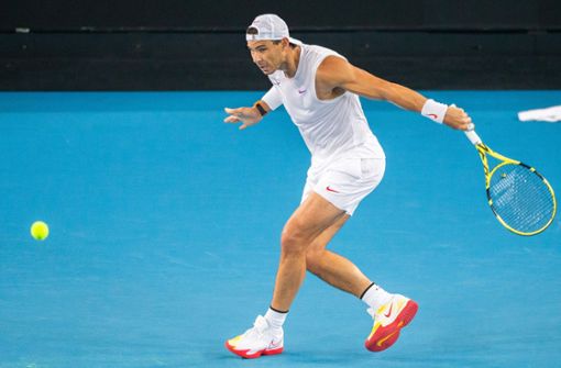 Raphael Nadal bei der Australian Open in Melbourne (Archivbild) Foto: AFP/ASANKA BRENDON RATNAYAKE