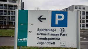 Die Sportanlagen im Scharnhauser Park könnten um eine Freilufthalle erweitert werden. Foto: SDMG
