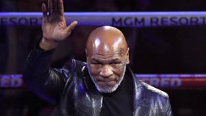 Bald wieder als Boxer im Ring: Ex-Weltmeister Mike Tyson. Foto: dpa/Bradley Collyer