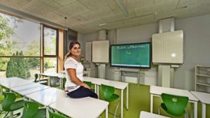 Startklar für das neue Schuljahr: Maria Lehmann zählt zu dem Pädagogenteam, das  an der Schillerschule federführend  für das interaktive Lernen verantwortlich ist. Foto: factum/Weise