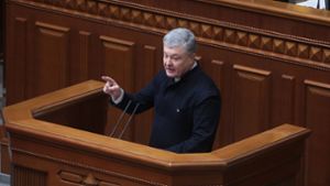 Verlor 2019 nach fünf Jahren im Amt die Wahlen gegen Wolodymyr Selenskyj: Petro Poroschenko. Foto: Ukrinform/dpa