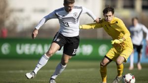 VfB-Talent Eric Hottmann traf gegen Armenien gleich doppelt. Foto: Bongarts