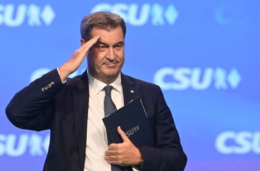 Wurde in seinem Amt bestätigt: CSU-Mann Markus Söder. Foto: AFP/CHRISTOF STACHE