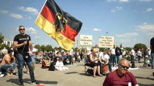 Am Rande der „Querdenker“- Demo im Mai 2020 kam es zum Angriff. Foto: Lichtgut/Julian Rettig