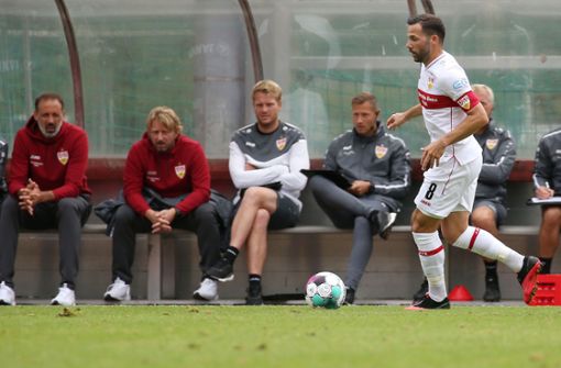 Routinier Gonzalo Castro am Ball – er ist beim VfB der neue Chef auf dem Platz. Foto: Baumann/Alexander Keppler