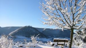 Die Schwäbische Alb – hier bei Bad Ditzenbach – ist auch im Winter einen Ausflug wert. Foto: Tourismusbüro Bad Ditzenbach