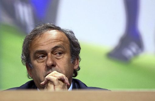Im Zwielicht: der ehemalige Uefa-Chef Michel Platini Foto: AFP