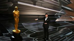 Jimmy Kimmel bei der Eröffnungsrede der Oscar-Verleihung. Foto: AFP