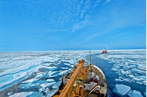 Das Eis im Nordpolarmeer weicht zurück – aber nicht an allen Stellen gleichermaßen. Foto: U.S. Cost Guard