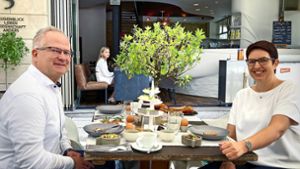 Nach vielen Stuttgart-Besuchen zum Dinner und Kochbox-Abholen sind Alexander und Claudia Urtel auch zum Frühstücken ins 5. Foto: Rin