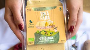 So ist das vegane Produkt „Viva la Faba“ verpackt. Foto: n.trautmann/nils trautmann