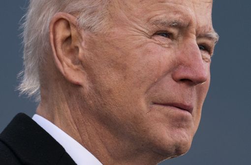 Kämpft mit den Tränen: Joe Biden Foto: dpa/Evan Vucci