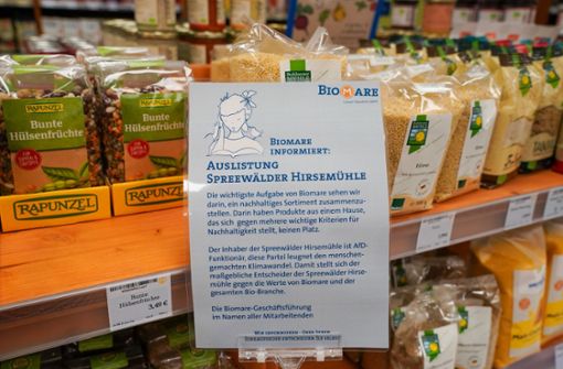 Der Supermarkt hatte schon im Juli die Hirse-Produkte ausgelistet. Foto: dpa/Peter Endig