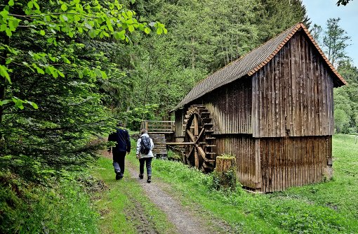 Wandern von Mühle zu Mühle: am Pfingstmontag war auch die Hummelgautsche zwischen Welzheim und Gschwend geöffnet. Foto: Eppler