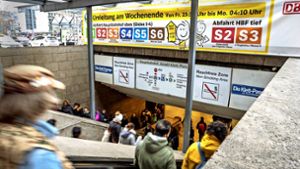 Die S-Bahnumleitungen im Hauptbahnhof zu Anfang des Jahres bleiben nicht die einzigen Einschränkungen in diesem Jahr. Auf die  Kunden  warten weitere. Foto: Lichtgut/Rettig