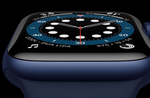 Der Chip in der Apple Watch Series 6 soll um 20 Prozent schneller sein als im Vorgängermodell. Foto: dpa/---
