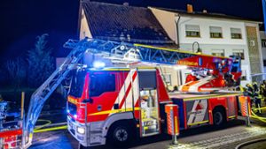 Feuerwehreinsatz in Wäschenbeuren. Foto: 7aktuell.de/Alexander Hald