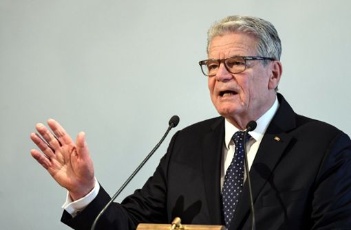 Hat ganz eigene Vorstellungen von politischer Toleranz: Ex-Bundespräsident Joachim Gauck Foto: dpa