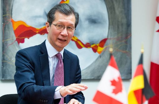 Unerschrockener Verfechter des Freihandels: Ontarios Handelsminister Michael Chan. Foto: Lichtgut - Oliver Willikonsky