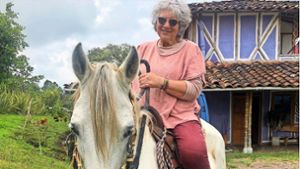 Das Glück der Erde liegt nicht nur auf dem Rücken der Pferde –  sondern für Marisol Simon auch in Südamerika. Foto: privat