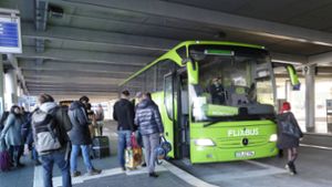 Am Flughafen ist ein neuer, großer Haltepunkt für Fernbusse entstanden. Foto: Lichtgut/Michael Latz