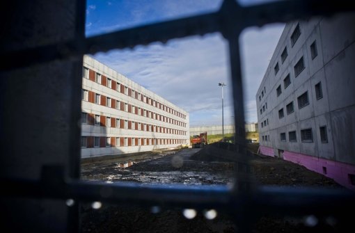 Blick auf die neuen Hafthäuser in Stammheim Foto: Lichtgut/Max Kovalenko