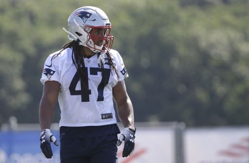 NFL-Profi Jakob Johnson ist Offensiv-Spieler der New England Patriots. Foto: AP/Steven Senne