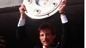 Meistermacher 1992: VfB-Trainer Christoph DaumChristoph Daum war von 1990 bis 1993 Trainer des VfB. Foto: dpa/Baumann