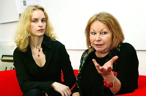 Nina Hoss mit ihrer Mutter Heidemarie Rohweder Foto: Hörner