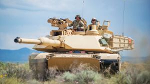 Ein amerikanischer Abrams-Panzer bei einem Trainingseinsatz. Foto: imago/piemags