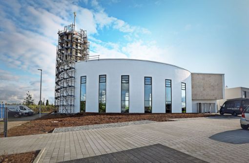 Die neue Kirche mitsamt dem Gemeindehaus wird rund 600 Besuchern Platz bieten. Foto: factum/Simon Granville