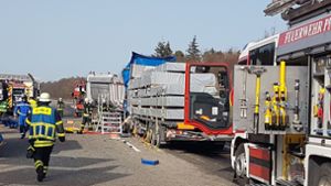 Der Unfall ereignete sich auf der A8 bei Pforzheim. Foto: SDMG/Gress