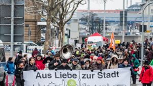 Auf der Bundesstraße 14 soll es erneut eine Demonstration geben. Foto: Lichtgut/Julian Rettig