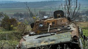 Zerstörter russischer Panzer in Cherson (Archivbild) Foto: dpa/Celestino Arce Lavin