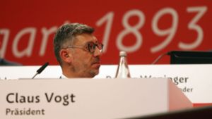 Präsident und Aufsichtsratschef beim VfB: Claus Vogt Foto: Baumann