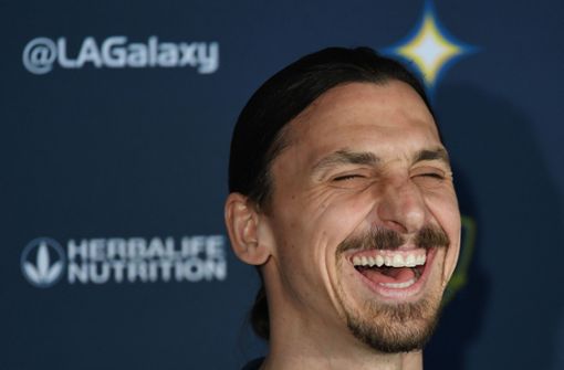In zwei Spielzeiten für Galaxy gelangen Ibrahimovic 53 Treffern in 58 Partien.  Foto: AFP/MARK RALSTON