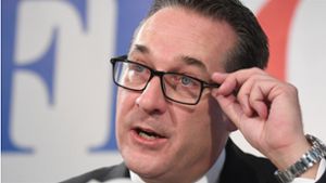 FPÖ-Chef Heinz-Christian Strache unter Druck. Foto: dpa