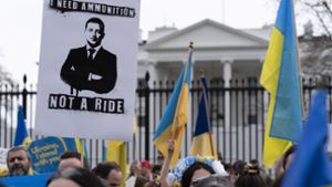 Der ukrainische Präsident ist zum Symbol des Widerstands geworden. Foto: dpa/Magana