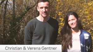 Christian und Verena Gentner bitten in einem Videoclip auf Youtube, das  Haus Aichele mit Spenden zu unterstützen. Foto:  