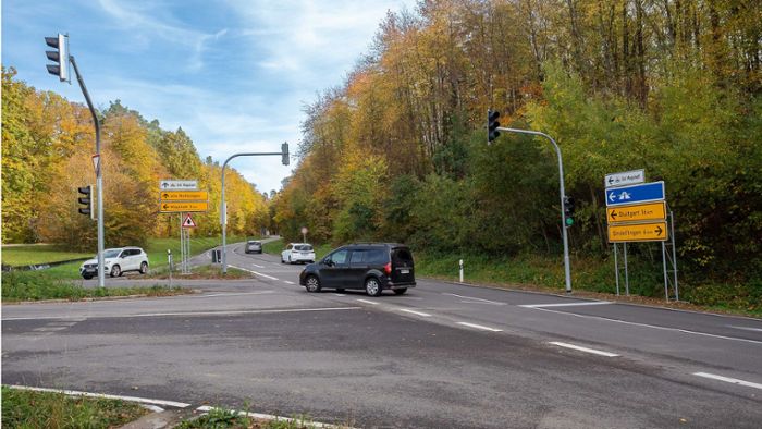 Gefährliche Kreuzung bei Magstadt: An der Aspenschopfkreuzung ist jetzt Tempo 50