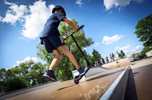 Der Skaterpark in Pfahlbronn ist das erste konkrete Projekt, das aus der Jugendbeteiligung entstanden ist. Foto: Julian Rettig
