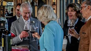 König Charles und Königin Camilla besuchten am letzten Tag ihres Frankreich-Besuchs ein Weingut. Foto: Imago Images/MAXPPP