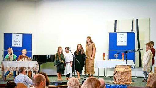 Das Musical „Johannes der Täufer“ war Teil des Festakts. Foto: Simon Granville